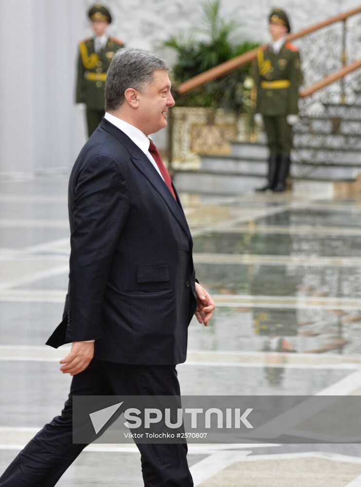 Russian, German, French and Ukrainian leaders meet for talks in Minsk