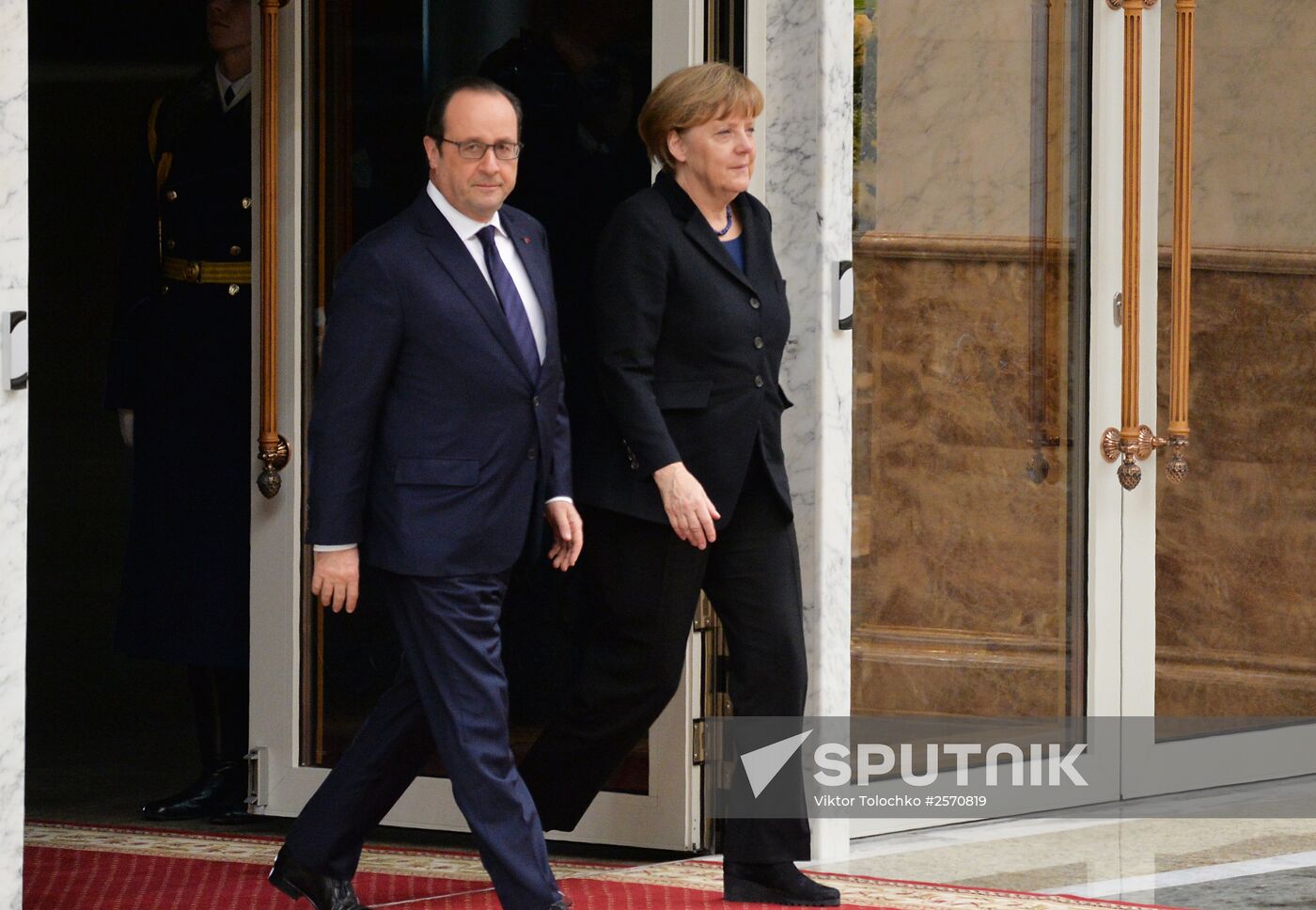 Russian, German, French and Ukrainian leaders meet for talks in Minsk