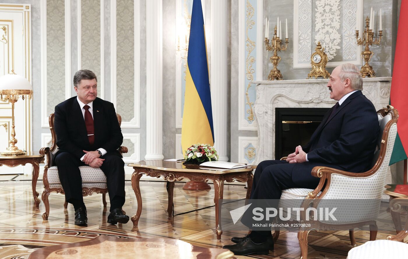 Russian, German, French and Ukrainian leaders meet for talks in Minsk