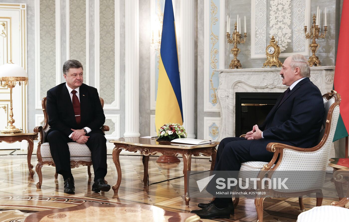 Russian, German, French and Ukrainian leaders meet for talks in Minsk