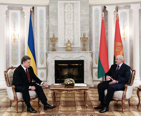 Russian, German, French and Ukrainian leaders meet for talks in Minsk