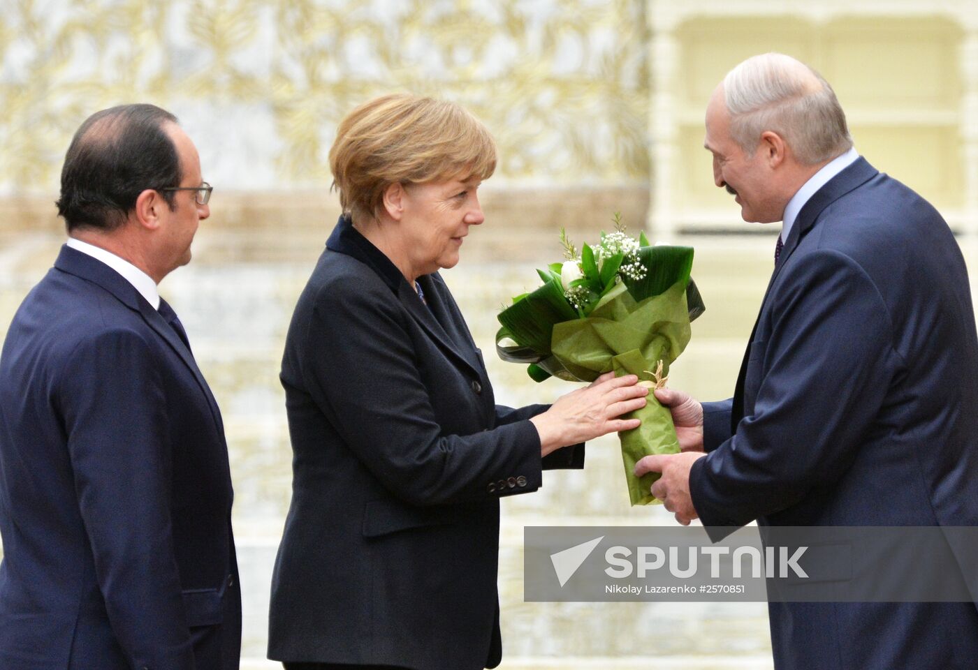 Russian, German, French and Ukrainian leaders meet for talks in Minsk
