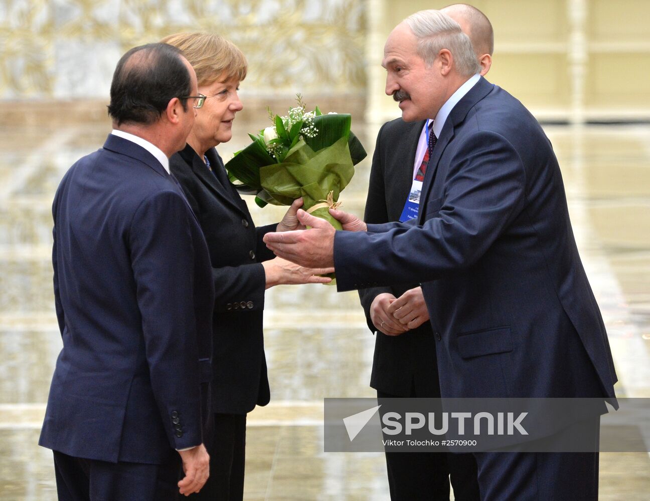 Russian, German, French and Ukrainian leaders meet for talks in Minsk