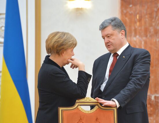 Russian, German, French and Ukrainian leaders meet for talks