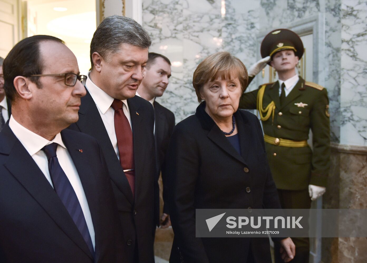 Russian, German, French and Ukrainian leaders meet for talks