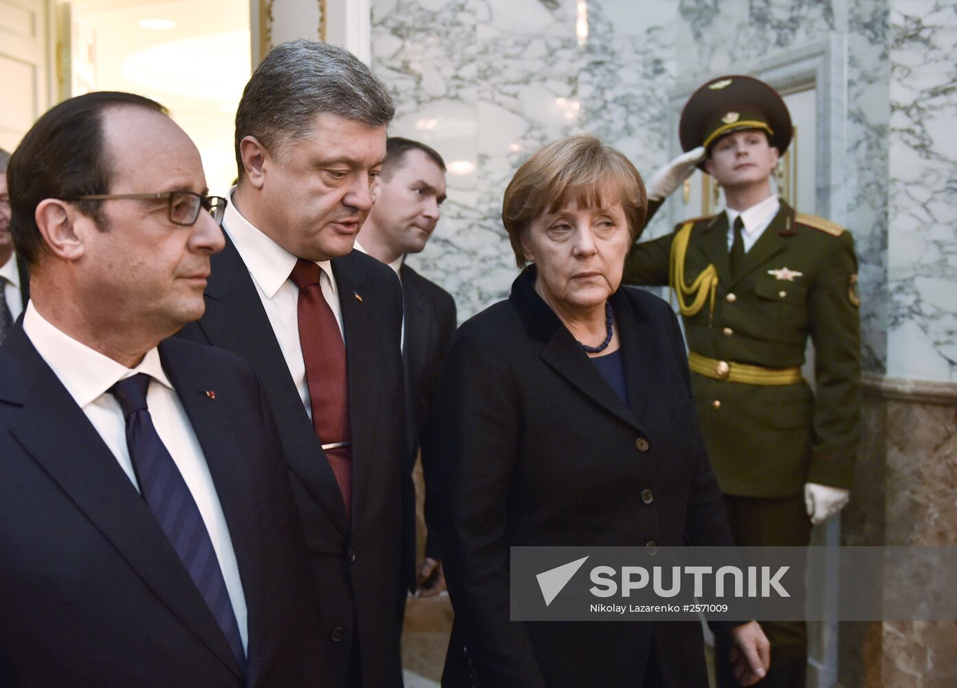 Russian, German, French and Ukrainian leaders meet for talks