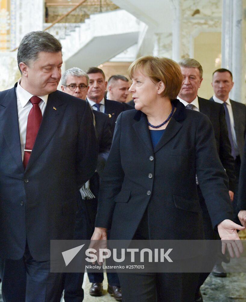 Russian, German, French and Ukrainian leaders meet for talks