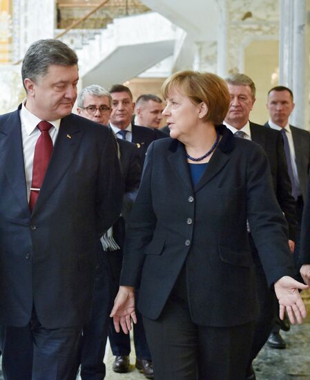 Russian, German, French and Ukrainian leaders meet for talks