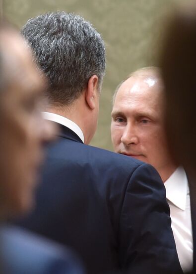 Russian, German, French and Ukrainian leaders meet for talks