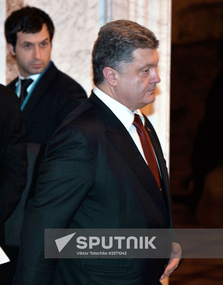 Russian, German, French and Ukrainian leaders meet for talks in Minsk