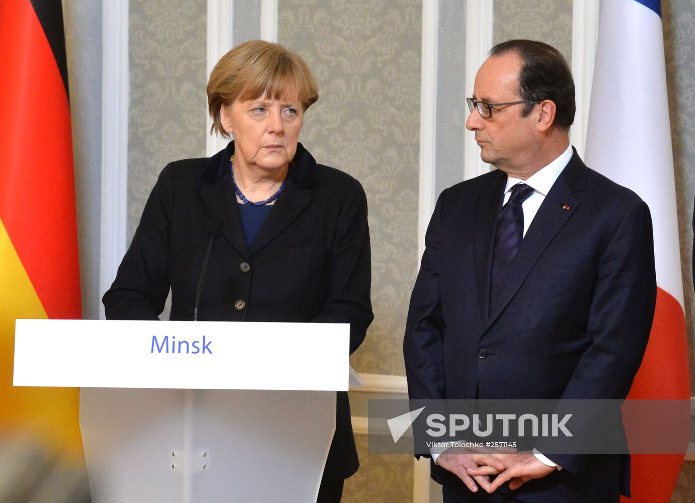 Russian, German, French and Ukrainian leaders meet for talks in Minsk