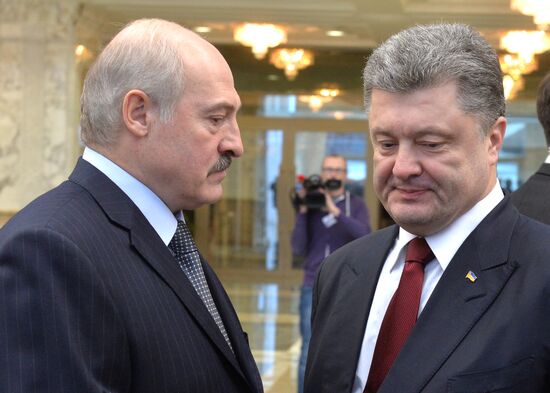 Russian, German, French and Ukrainian leaders meet for talks in Minsk