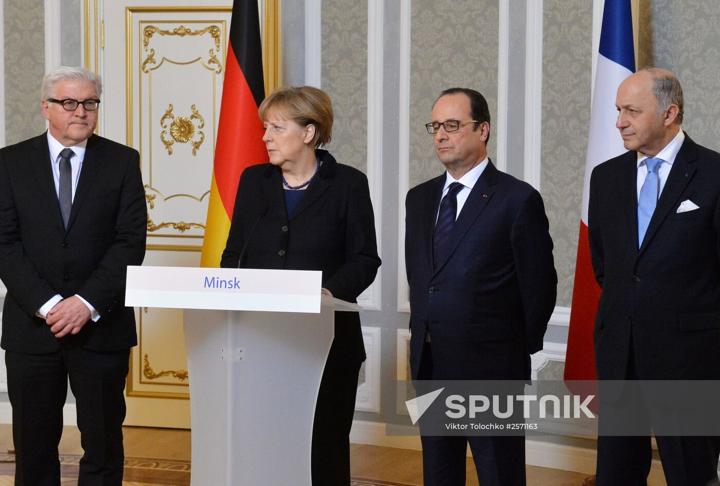 Russian, German, French and Ukrainian leaders meet for talks in Minsk