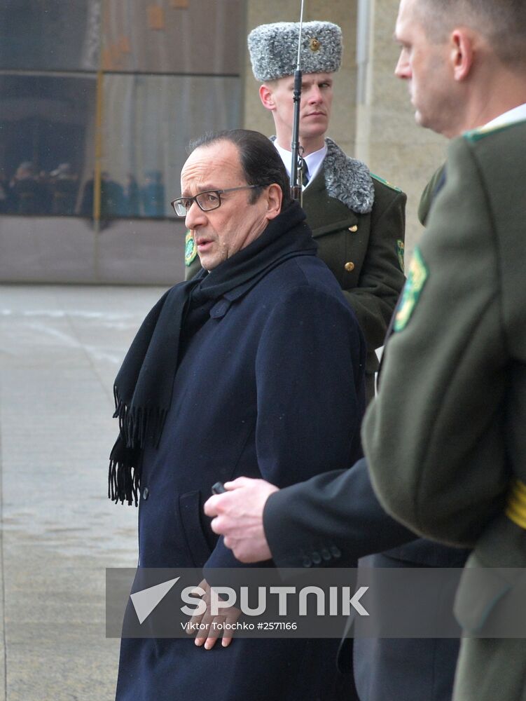 Russian, German, French and Ukrainian leaders meet for talks in Minsk