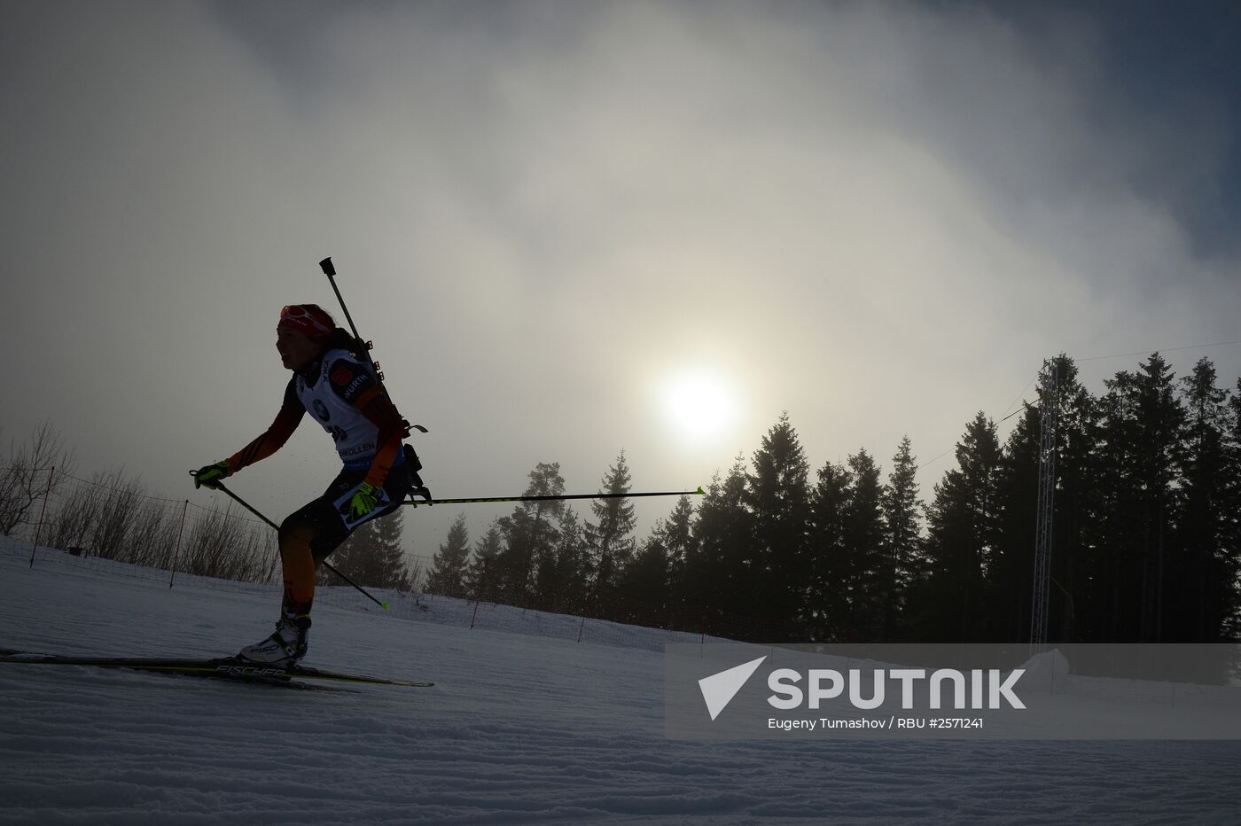 Biathlon. 8th stage of World Cup. Women. Individual race