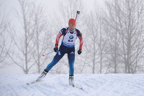 Biathlon. 8th stage of World Cup. Women. Individual race