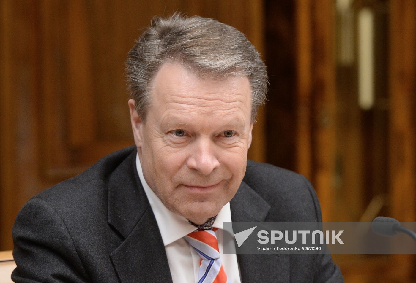 State Duma Speaker Sergei Naryshkin meets with President of the OSCE Parliamentary Assembly Ilkka Kanerva