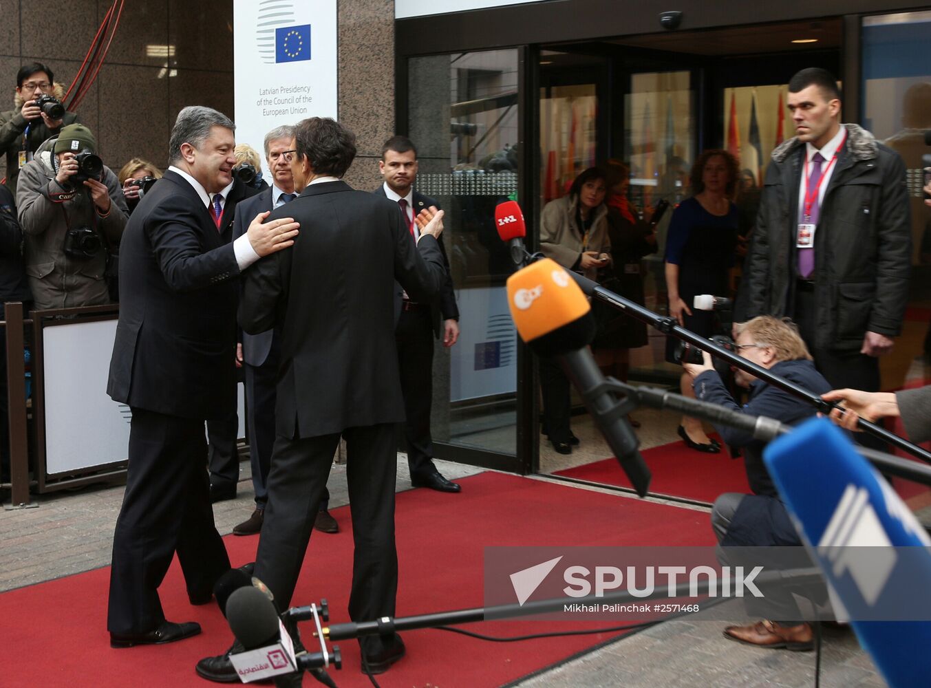 Petro Poroshenko visits Brussels