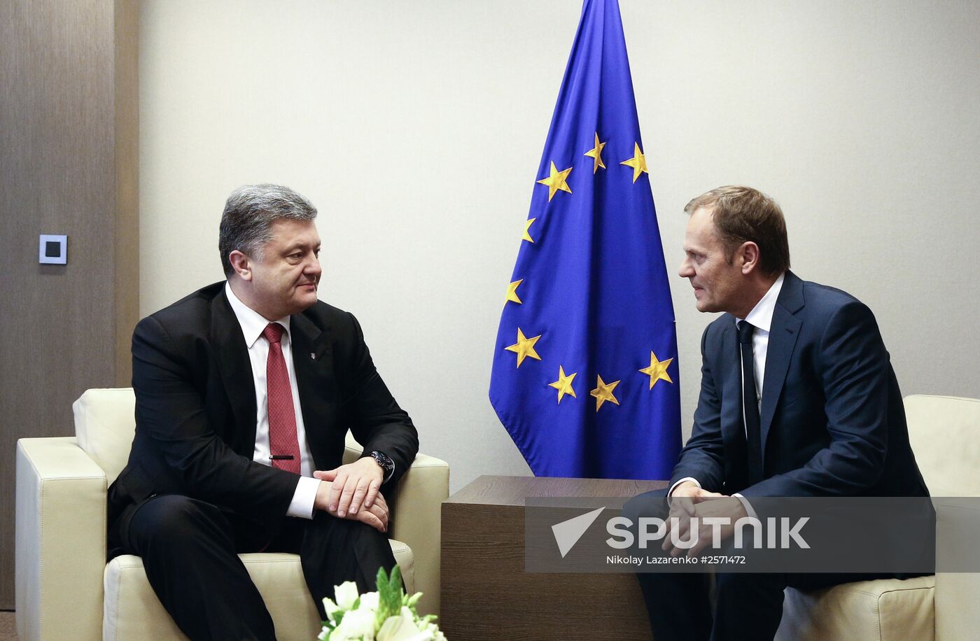 Petro Poroshenko visits Brussels