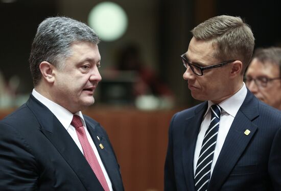 Petro Poroshenko visits Brussels