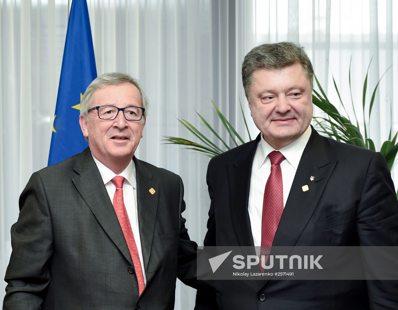 Petro Poroshenko visits Brussels