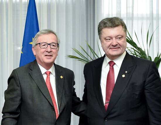 Petro Poroshenko visits Brussels