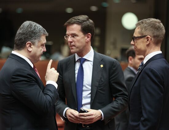 Petro Poroshenko visits Brussels