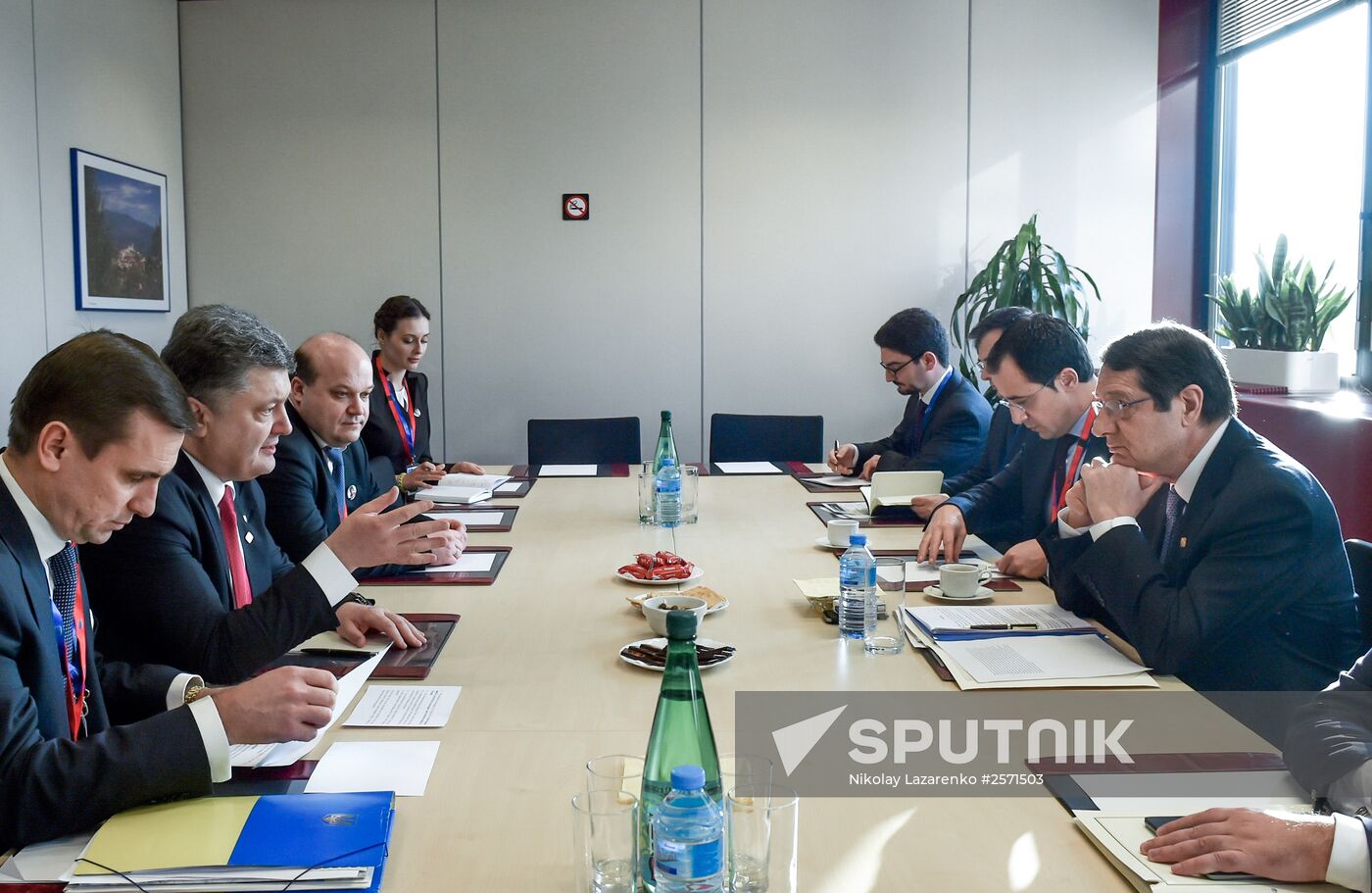 Petro Poroshenko visits Brussels