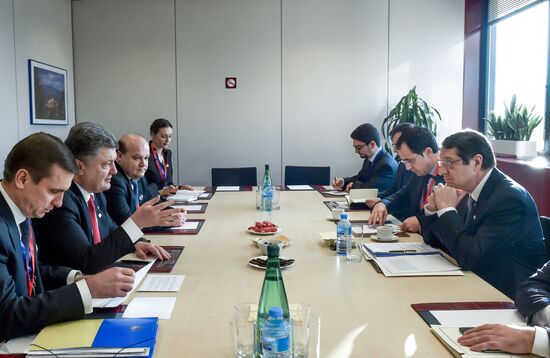 Petro Poroshenko visits Brussels