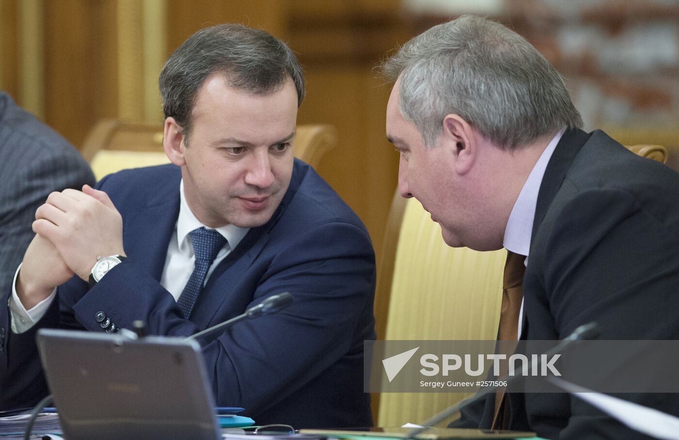Russian Prime Minister Medvedev holds Government meeting