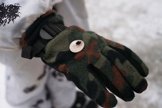 Central Military District peace-keeping unit's snipers hold training