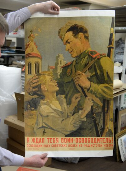 An auction of rare posters and film billboards