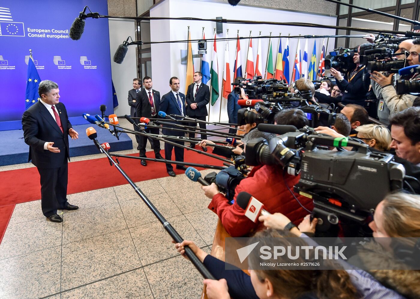 Petro Poroshenko visits Brussels