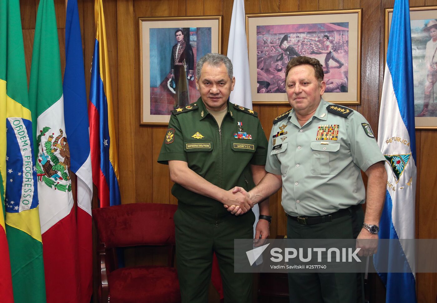 Defense Minister Sergei Shoigu on official visit to Nicaragua