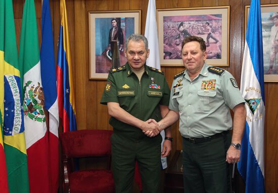 Defense Minister Sergei Shoigu on official visit to Nicaragua