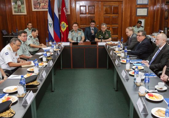 Defense Minister Sergei Shoigu on official visit to Nicaragua