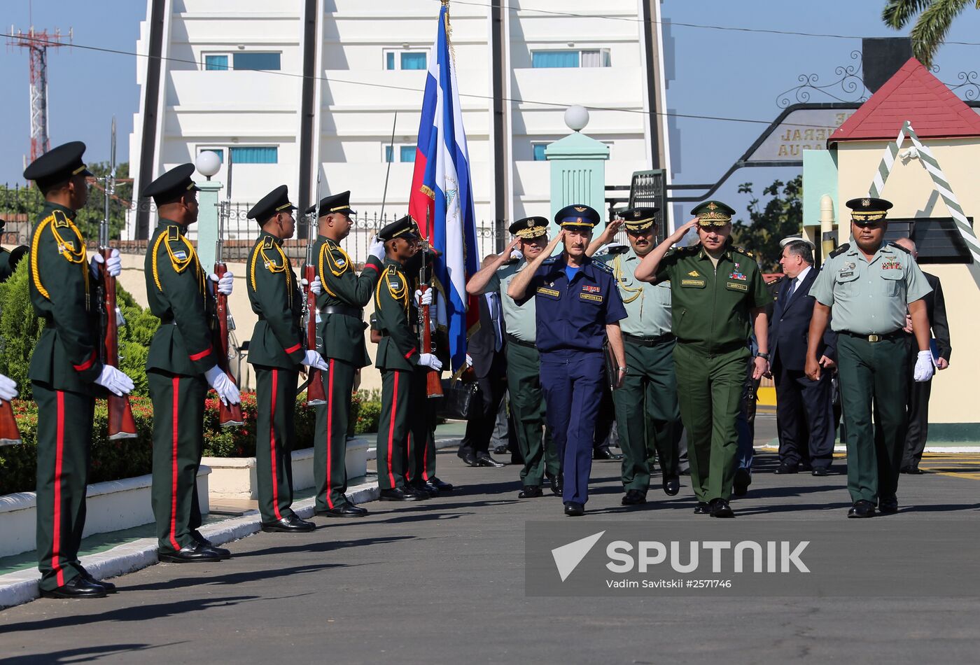 Defense Minister Sergei Shoigu on official visit to Nicaragua