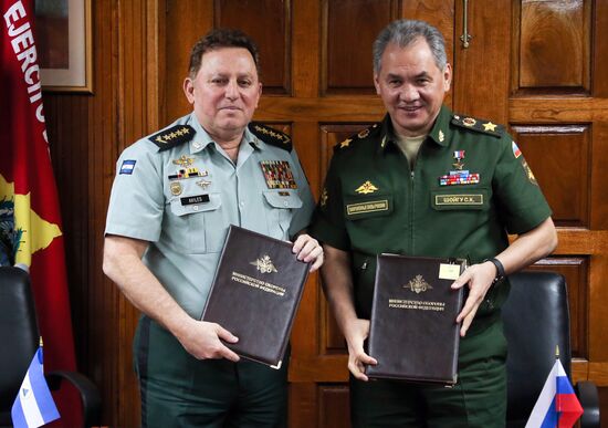 Defense Minister Sergei Shoigu on official visit to Nicaragua