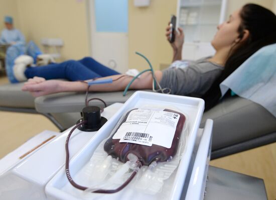Donor Day at Republican Blood Center in Kazan