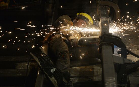 Moscow's Tagansko-Krasnopresnenskaya metro line undergoes repairs