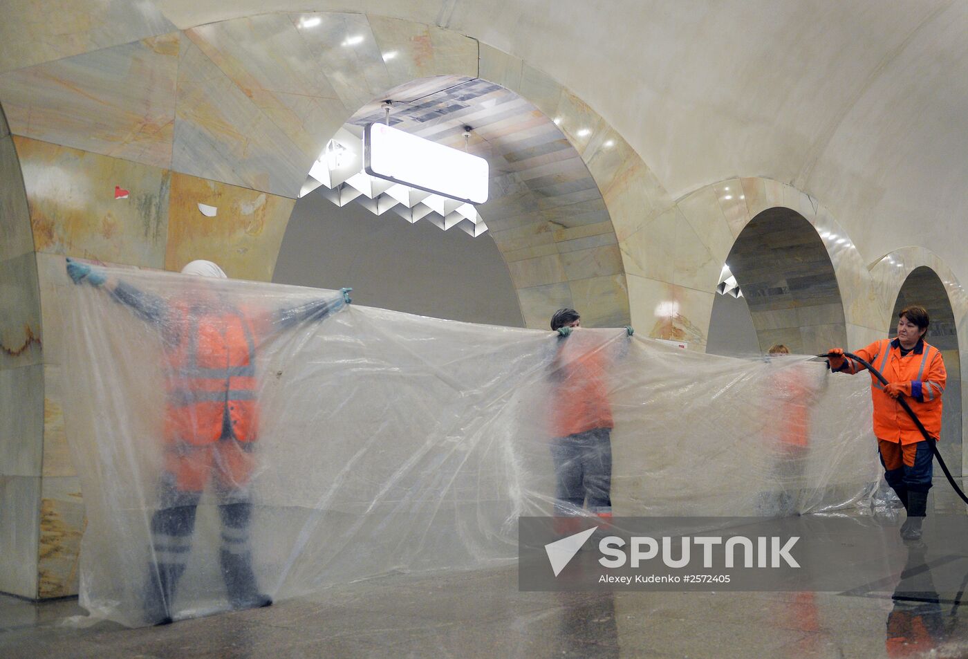 Moscow's Tagansko-Krasnopresnenskaya metro line undergoes repairs