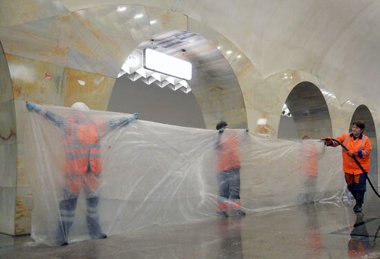 Moscow's Tagansko-Krasnopresnenskaya metro line undergoes repairs