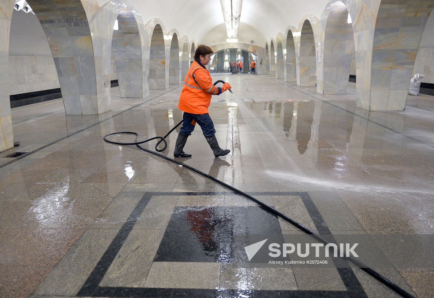 Moscow's Tagansko-Krasnopresnenskaya metro line undergoes repairs