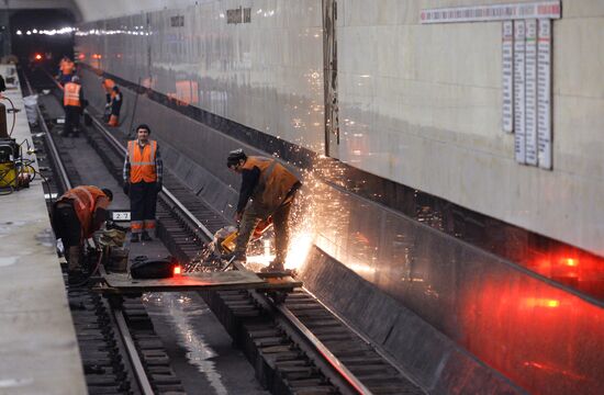 Moscow's Tagansko-Krasnopresnenskaya metro line undergoes repairs