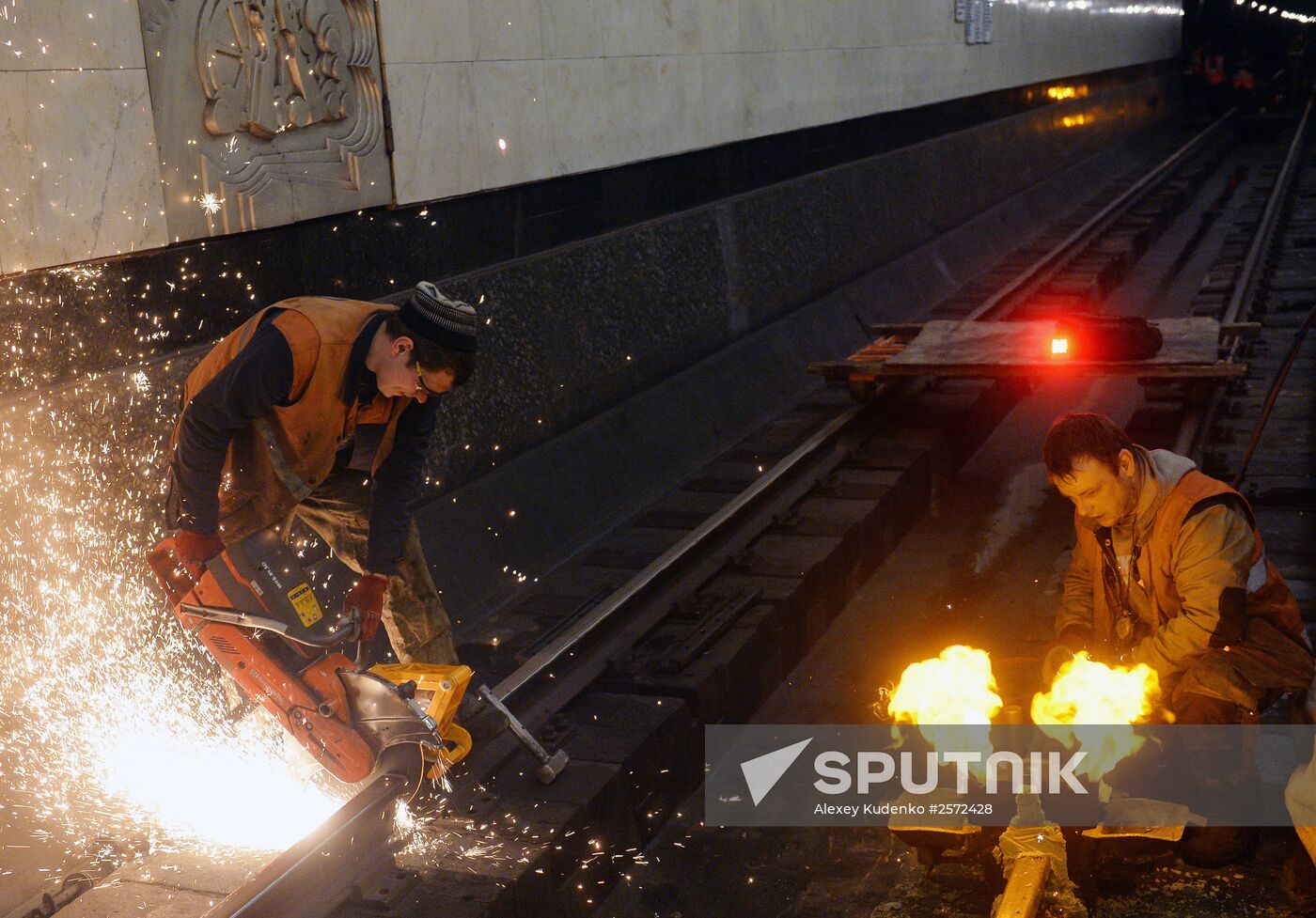 Moscow's Tagansko-Krasnopresnenskaya metro line undergoes repairs