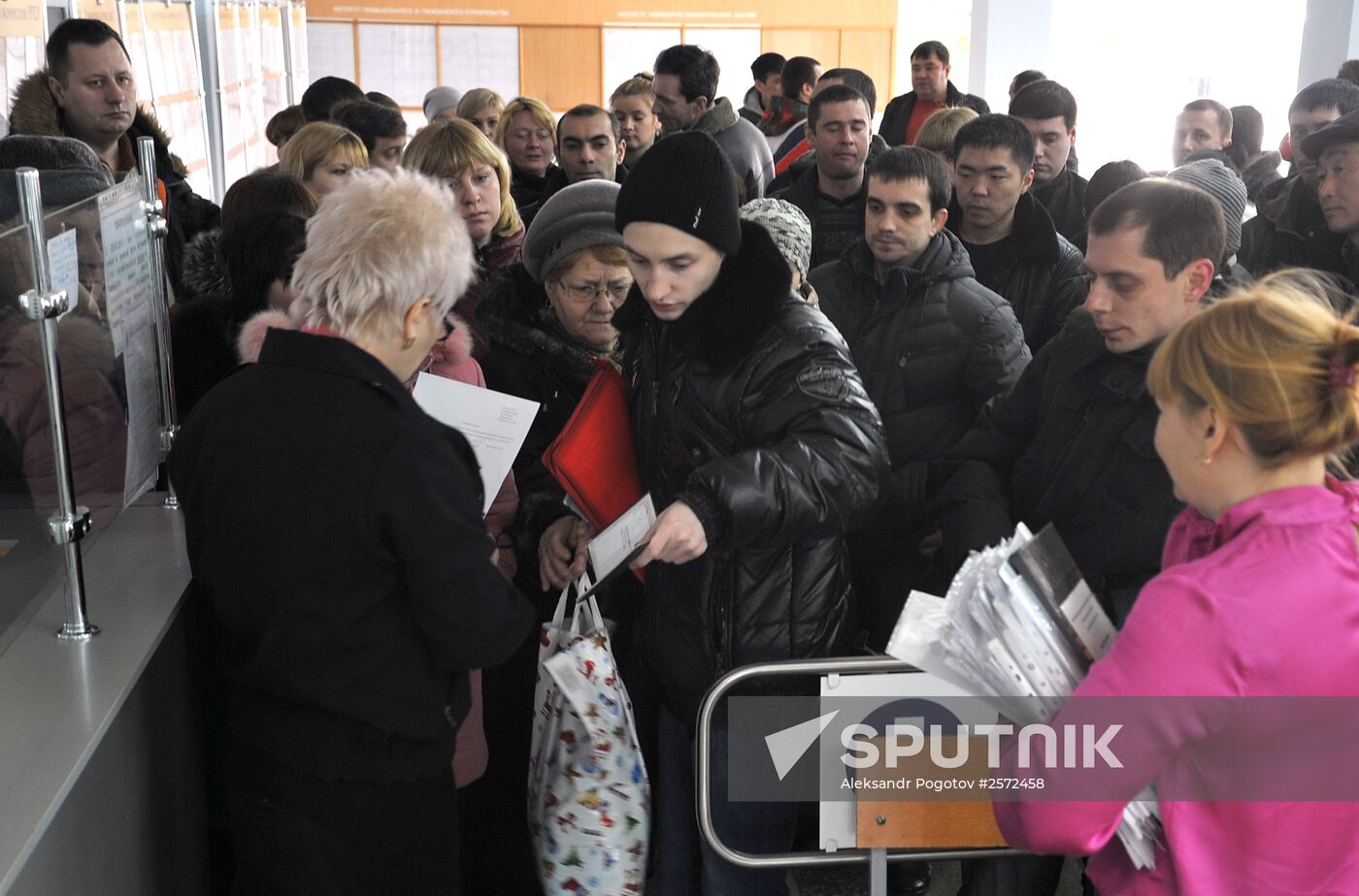 Labor migrants testing center in Rostov-on-Don