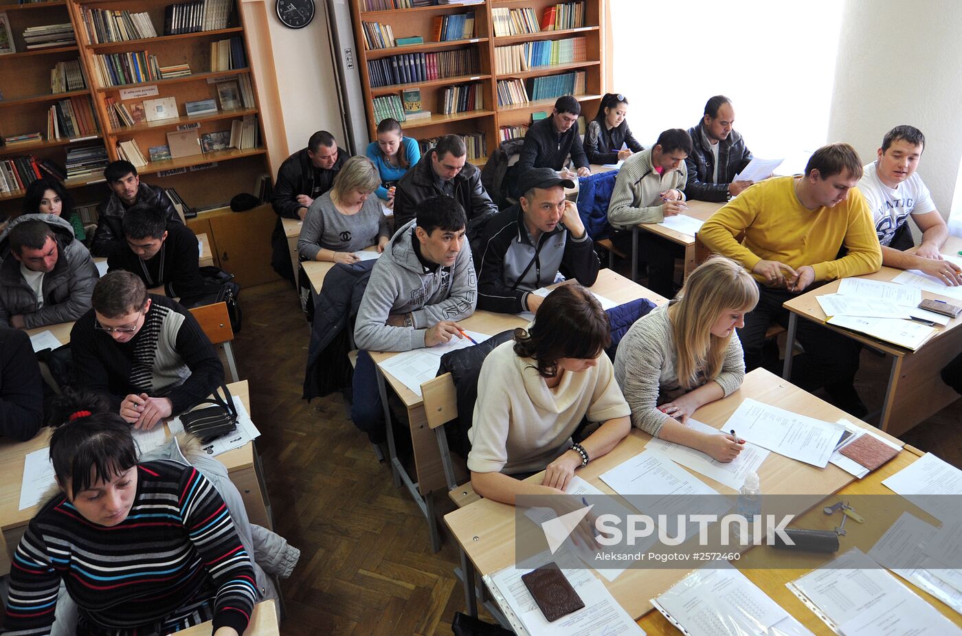 Labor migrants testing center in Rostov-on-Don