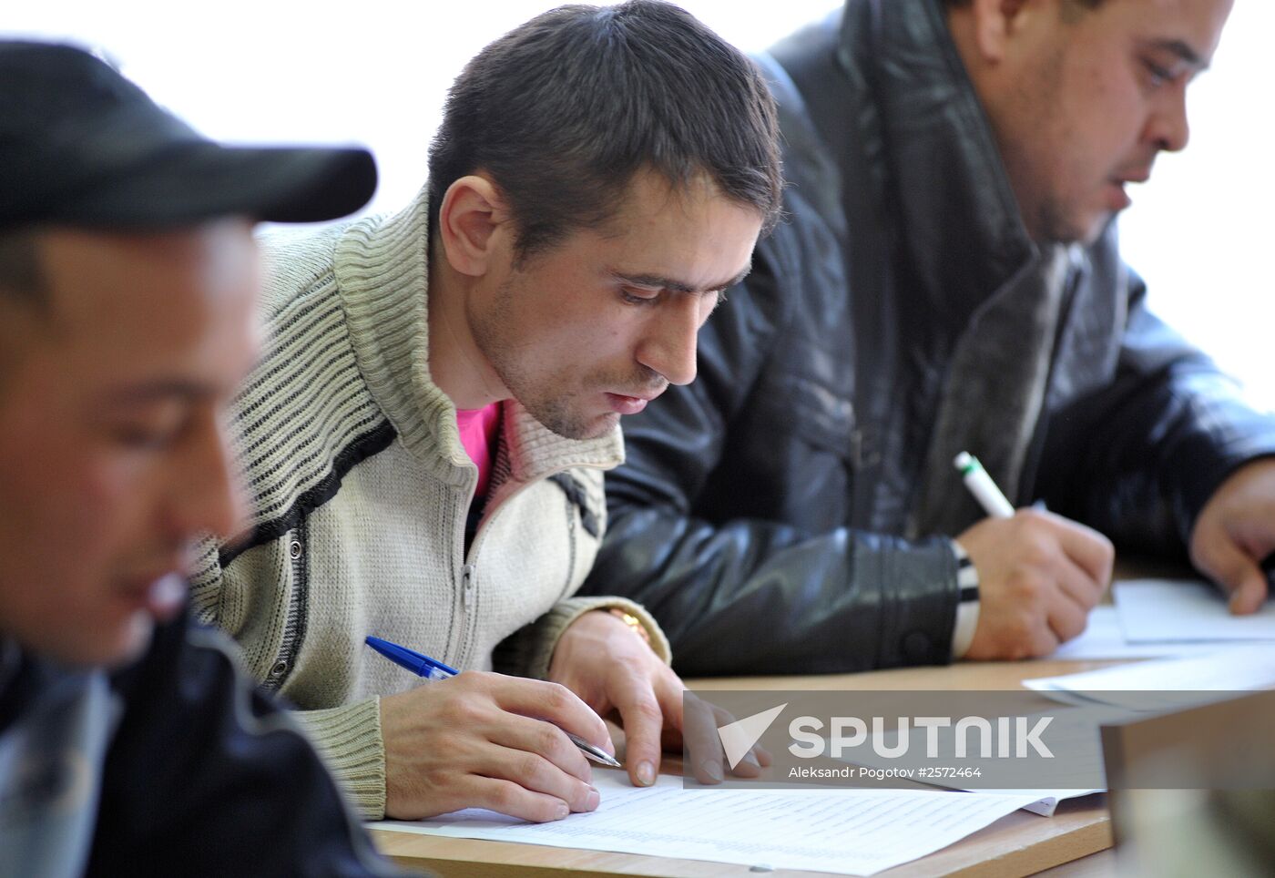 Labor migrants testing center in Rostov-on-Don