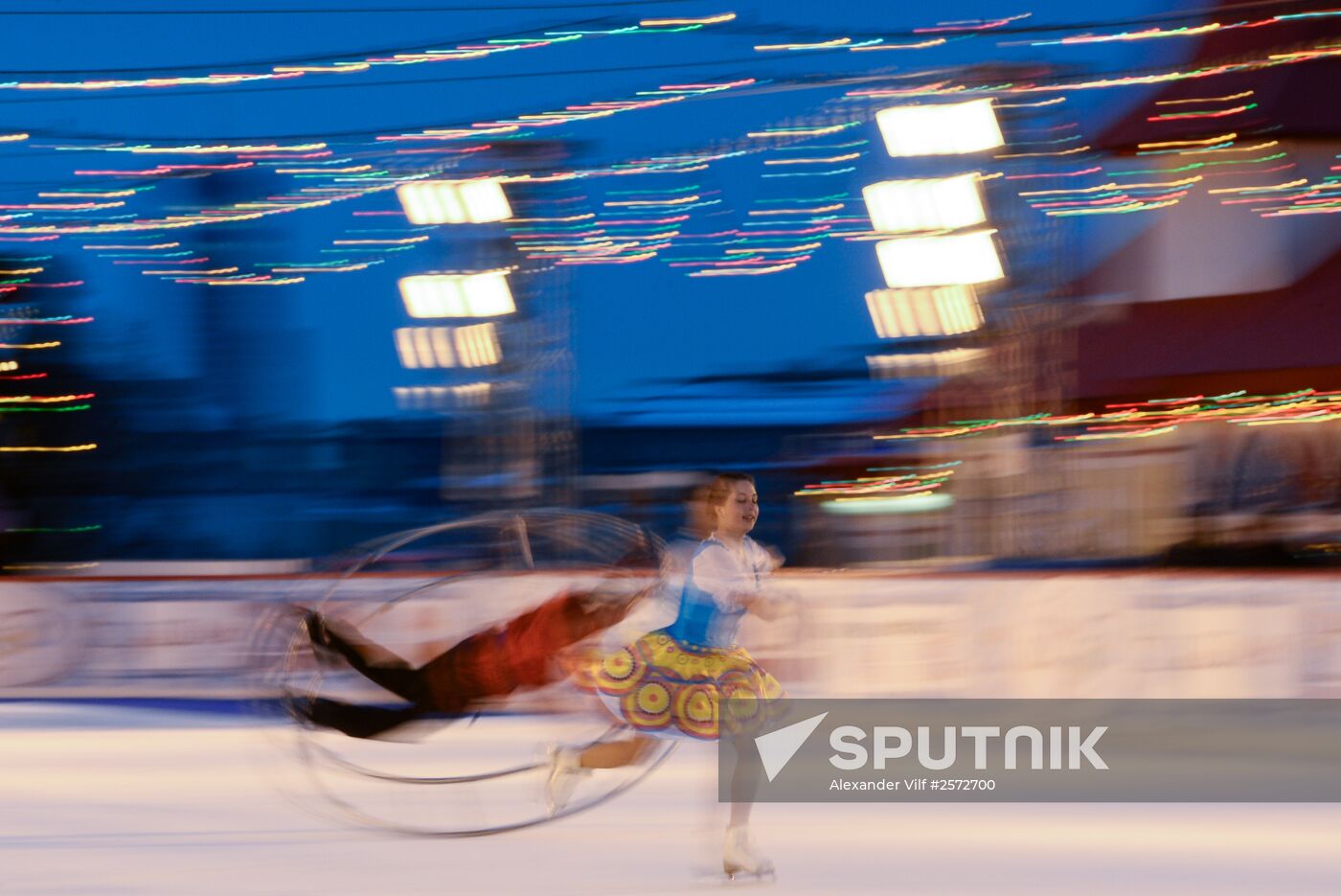 Celebrating birthday of honorary president of Russian Olympic Committee Vitaly Smirnov