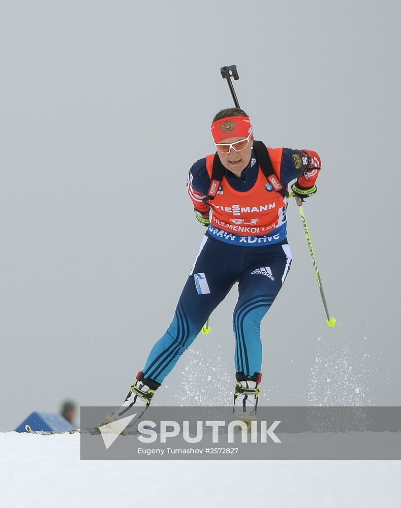 2014–15 Biathlon World Cup 8. Women. Sprint
